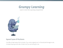 Tablet Screenshot of grumpy-learning.com